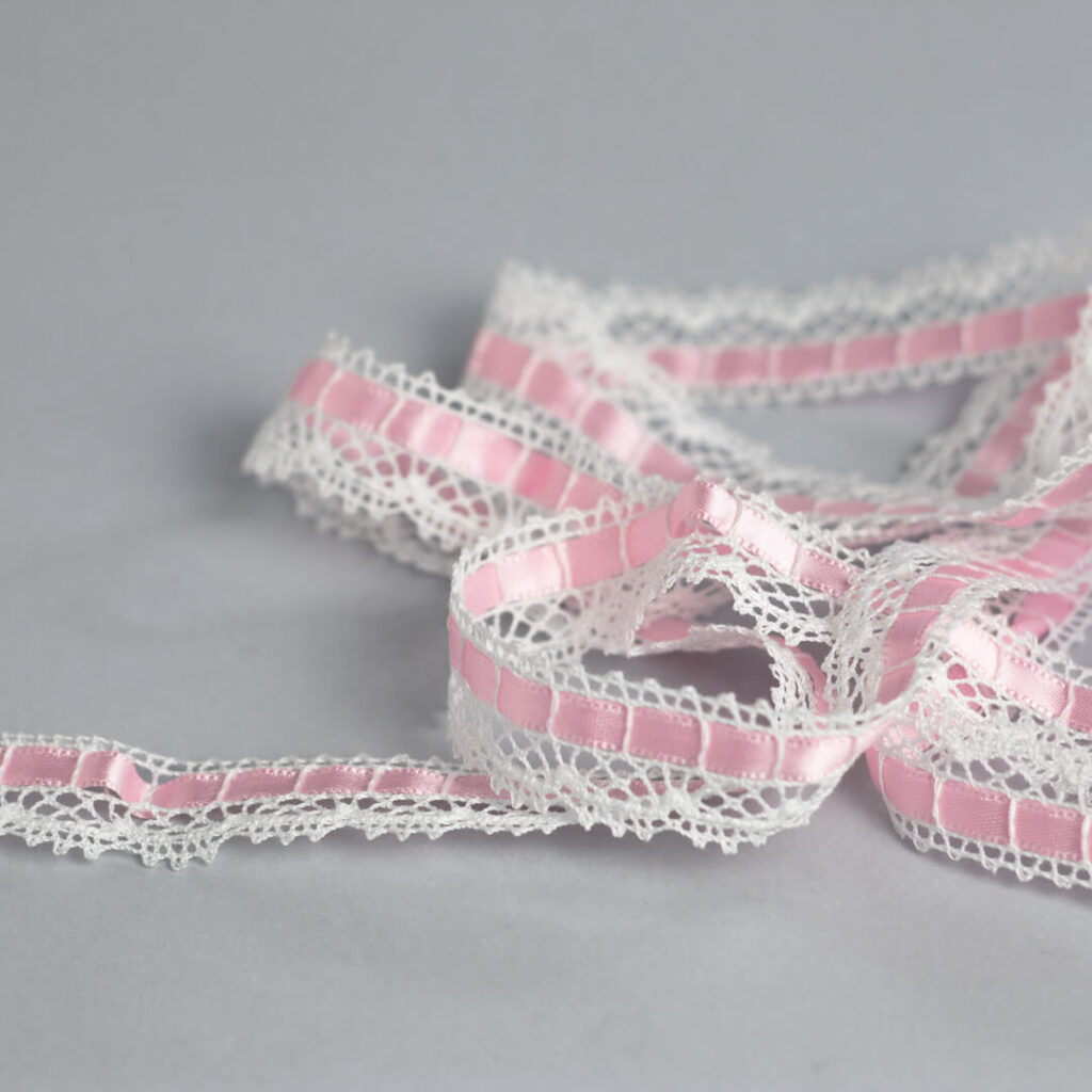 Cotton ribbon slot lace - Secret Times